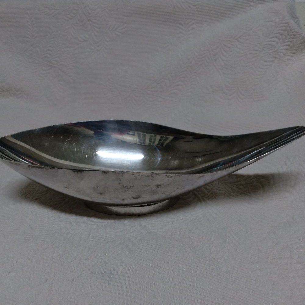 REED & BARTON Dish Large Silverplate Bon Bon  #68